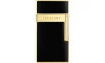Isqueiro Biggy S.T. Dupont Preto Lacado Dourado 025222