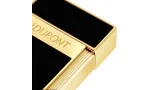 Isqueiro Biggy S.T. Dupont Preto Lacado Dourado 025222