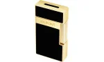 Isqueiro Biggy S.T. Dupont Preto Lacado Dourado 025222
