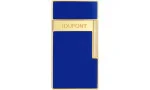 Isqueiro Biggy S.T. Dupont Azul Lacado Dourado 025225