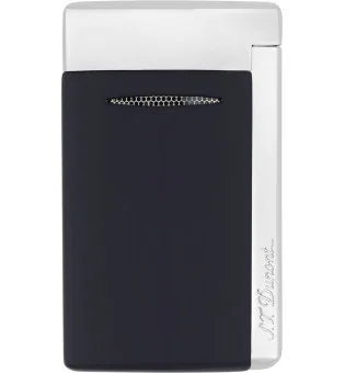 Isqueiro S.T. Dupont Minijet Azul Cromado 010811
