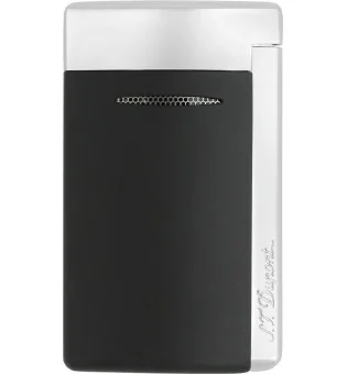 Isqueiro S.T. Dupont Minijet Preto Fosco Cromado 010815