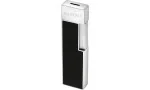 Isqueiro S.T. Dupont Twiggy Preto Lacado Cromado 030111