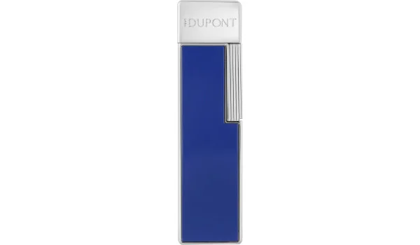 Isqueiro Twiggy S.T. Dupont Azul Lacado Cromado 030115