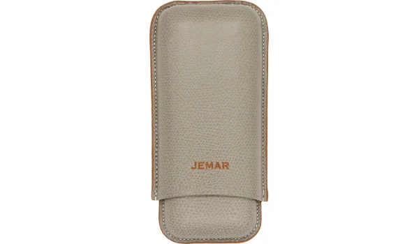 Estojo duplo de couro Jemar para charutos Edge Golf 464/2