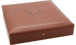 Humidor de viagem Bulldog by Dunhill 10 Marrom
