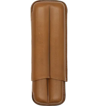 Estojo duplo para Robustos 490 Martin Wess Havane Goatskin