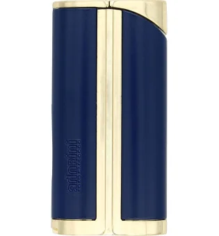 adorini Curva de Jato Único Azul / Ouro Amarelo incl. Perfurador de Charuto