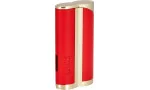 adorini Single Jet Curve Lighter Red / Satin Gold incl. Cigarro Punch foto 6