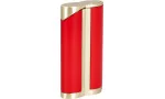 adorini Single Jet Curve Lighter Red / Satin Gold incl. Cigarro Punch foto 7