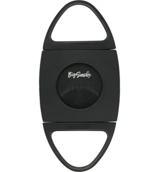 Cortador Big Smoke todo preto, lâminas pretas serrilhadas