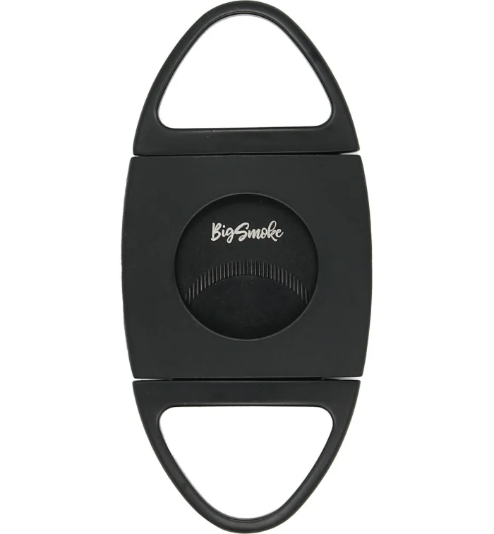 Cortador Big Smoke todo preto, lâminas pretas serrilhadas foto 3