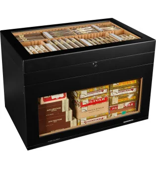 Humidor adorini Portico Deluxe Preto