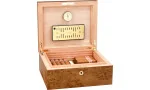 Humidor Adorini Catania Elm Burl Médio Deluxe