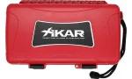 Humidor de viagem Xikar vermelho para 10 charutos
