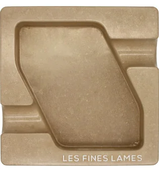 Cinzeiro Dyad da Les Fines Lames em concreto cor de coyote