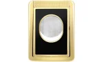 Cortador de lâmina dupla S.T. Dupont com suporte para charutos, preto e dourado 003553