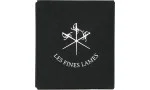Les Fines Lames Cigar Bench com estojo de couro azul petróleo