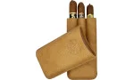 H.Upmann Cigar Case marrom para 3 charutos
