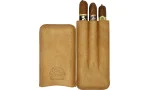 H.Upmann Cigar Case marrom para 3 charutos