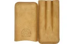 H.Upmann Cigar Case marrom para 3 charutos