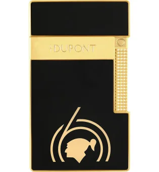 S.T. Dupont Table Lighter Cohiba 60 preto e dourado T20472
