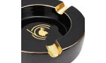 S.T. Dupont XL Ashtray Cohiba 60 preto e dourado 006472