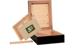BigSmoke Humidor Mini Black incl. pack Boveda 72%