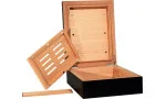 BigSmoke Humidor Mini Black incl. pack Boveda 72%