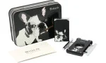 Siglo Dog Lighter and Cutter Set Black