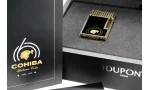 S.T. Dupont Ligne 2 Isqueiro Cohiba 60 preto e dourado 016472N