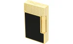 S.T. Dupont Le Grand Lighter Black Lacquer Yellow Gold Diamondhead C23790CL