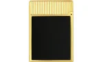 S.T. Dupont Ligne 1 Isqueiro Verniz preto Ouro amarelo C14120