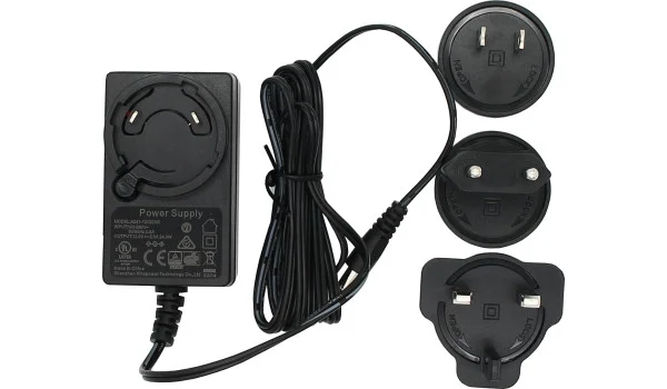 Conjunto de adaptadores de energia de reposição (EUA, Reino Unido, UE) — para umidificador eletrônico LV XL