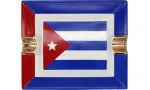 Cinzeiro de cerâmica para charutos Bandeira de Cuba foto 3
