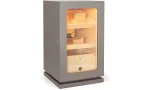 adorini Humidor Lumina Grande Deluxe cinza-claro
