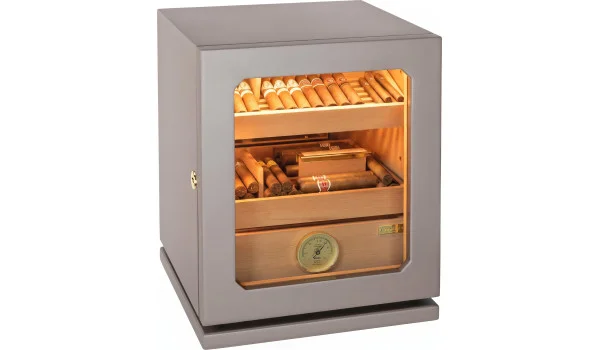 adorini Humidor Lumina Medium Deluxe cinza-claro