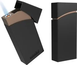 Isqueiro Boxy Jet Adorini, preto/rosé